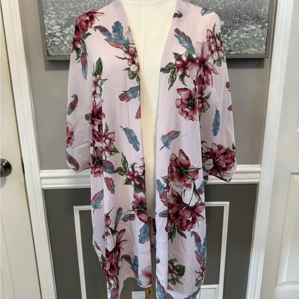 Panhandle Floral Print Shawl